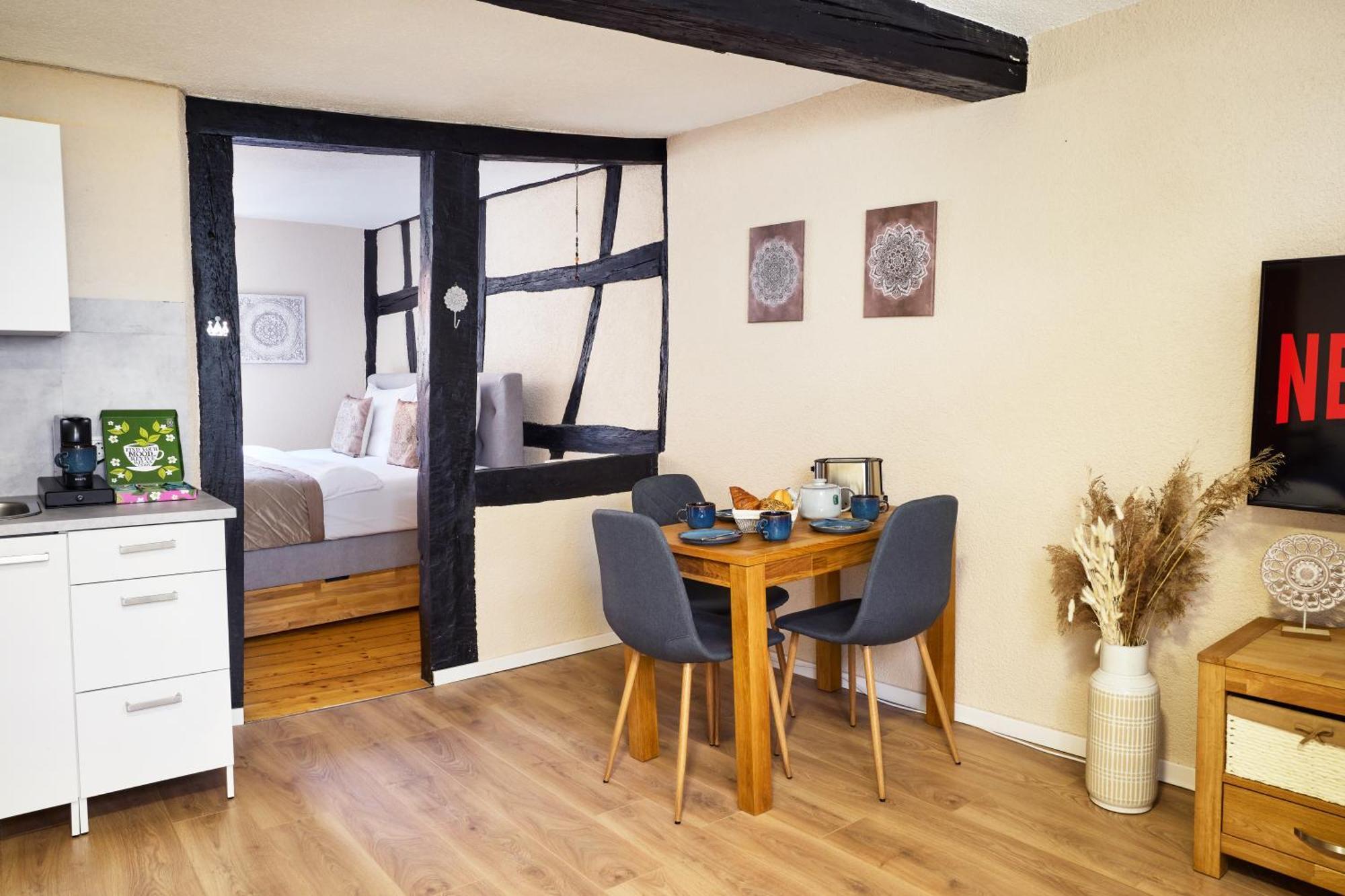 Ferienwohnung Hygge-Flats - Zentral Fuer 2-4 Personen, Wlan Heppenheim  Exterior foto