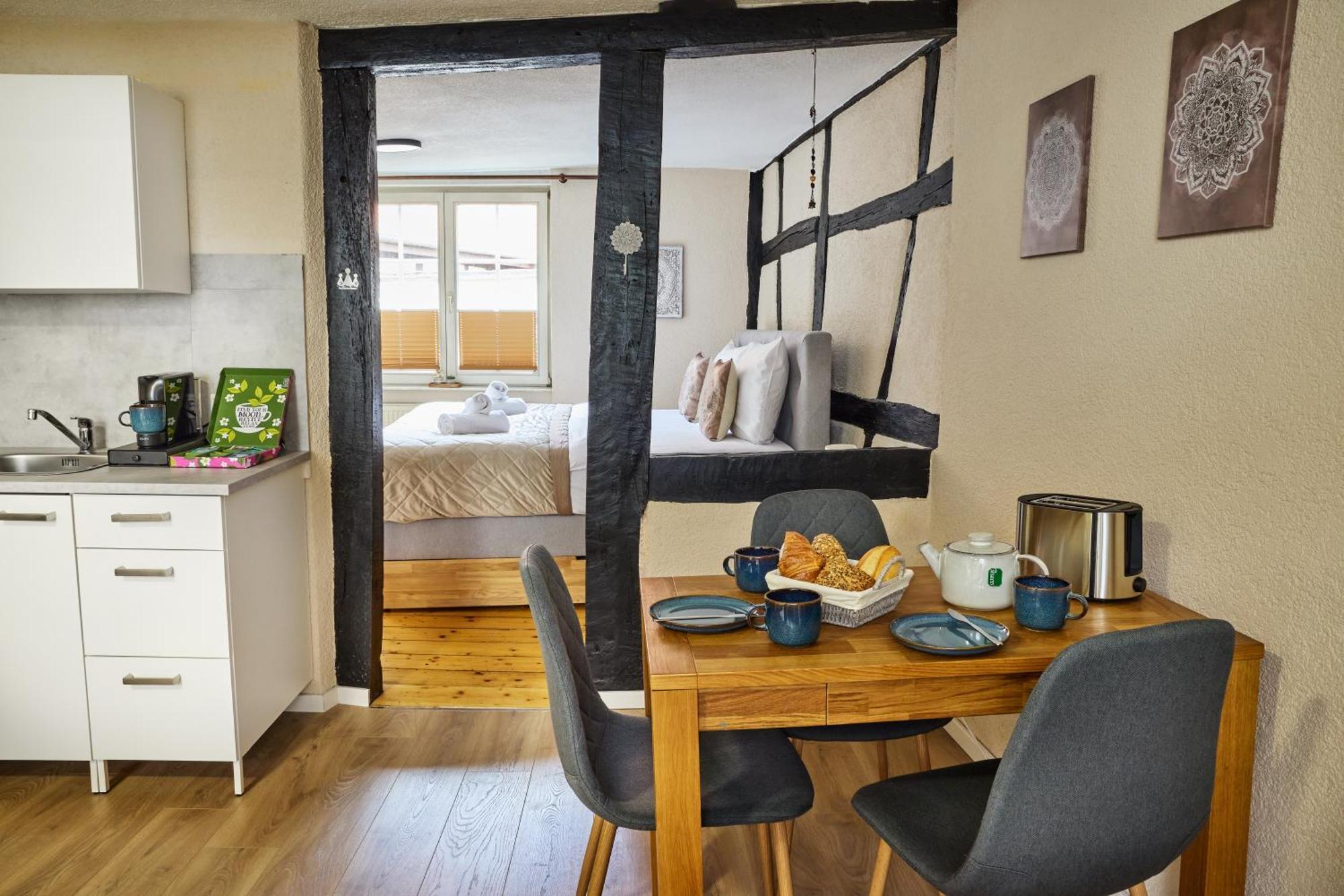 Ferienwohnung Hygge-Flats - Zentral Fuer 2-4 Personen, Wlan Heppenheim  Exterior foto